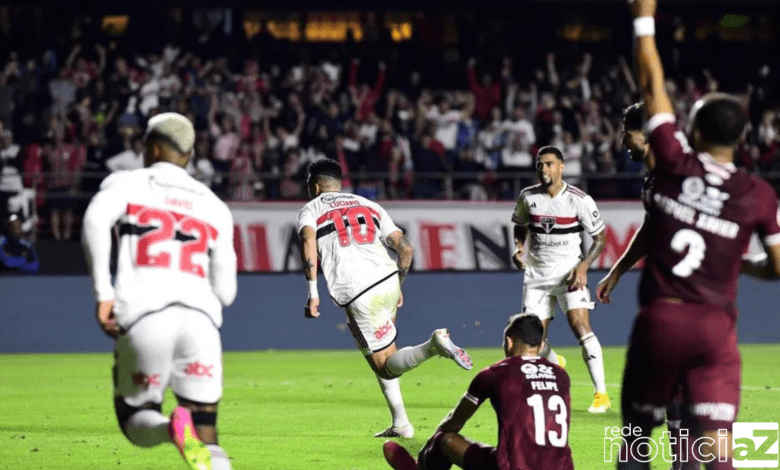 São Paulo supera o Fluminense com gol nos minutos finais