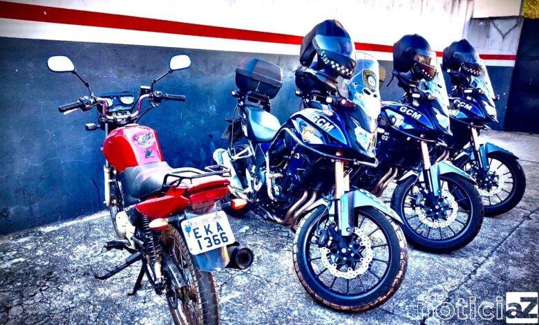 Motocicleta com número raspado é apreendida pela GCM de Campo Limpo Paulista
