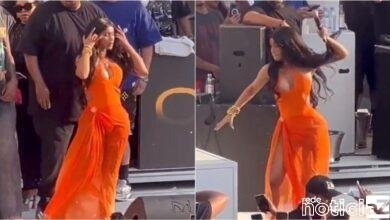 VÍDEO - Cardi B arremessa microfone em fã durante show