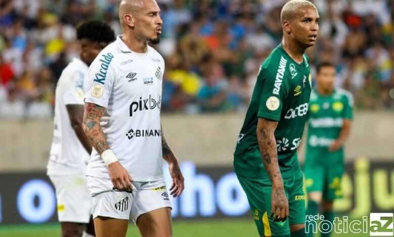 Santos cada vez mais próximo da zona de rebaixamento