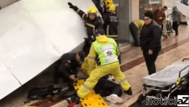 Fachada de prédio desaba e atinge pedestres; uma das vítimas é gestante