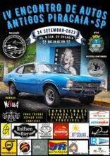 4º Encontro de Carros Antigos de Piracaia será realizado na Praça do Rosário