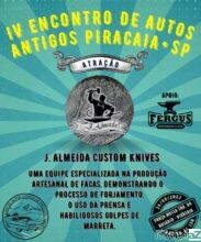 4º Encontro de Carros Antigos de Piracaia será realizado na Praça do Rosário