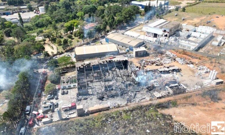 VÍDEO - Explosão em Cabreúva deixa 2 mortos