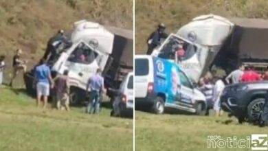 Engavetamento deixa feridos na Rodovia dos Bandeirantes