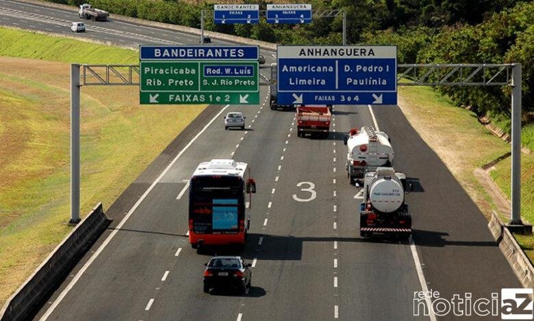 Sistema Anhanguera-Bandeirantes deve receber cerca de 856 mil veículos durante feriado