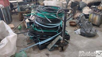 1,2 toneladas de fios de cobre são apreendidos pela Polícia em Louveira