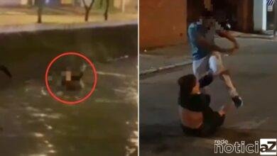 VÍDEO - Mulher é espancada após não pagar corrida de moto