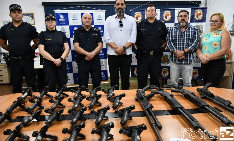 Com novos equipamentos, Jundiaí doa armamentos para reforçar GM de Itatiba