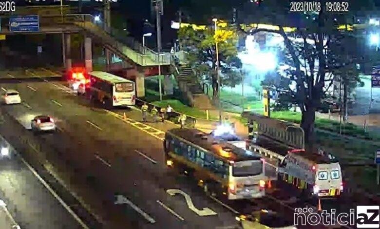 Pedestre morre atropelado por ônibus em Jundiaí