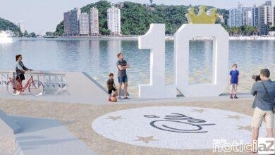 Inauguração do Píer em homenagem a Pelé será inaugurado em São Vicente