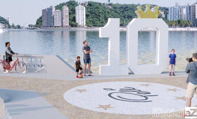 Inauguração do Píer em homenagem a Pelé será inaugurado em São Vicente