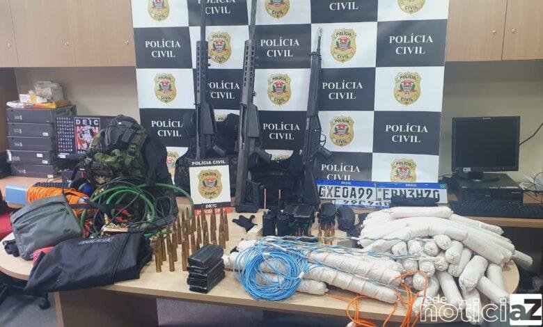 Arsenal de Guerra é apreendido por Policiais da DEIC em Jundiaí