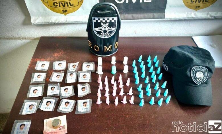 Drogas são apreendidas pela ROMO em Campo Limpo Paulista