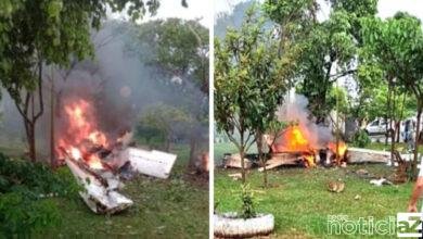 Cinco pessoas morrem em queda de avião no interior de São Paulo