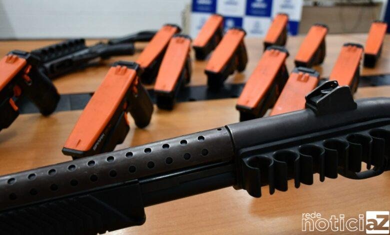 Segurança Municipal de Jundiaí doa armamentos para a Guarda de Jarinu