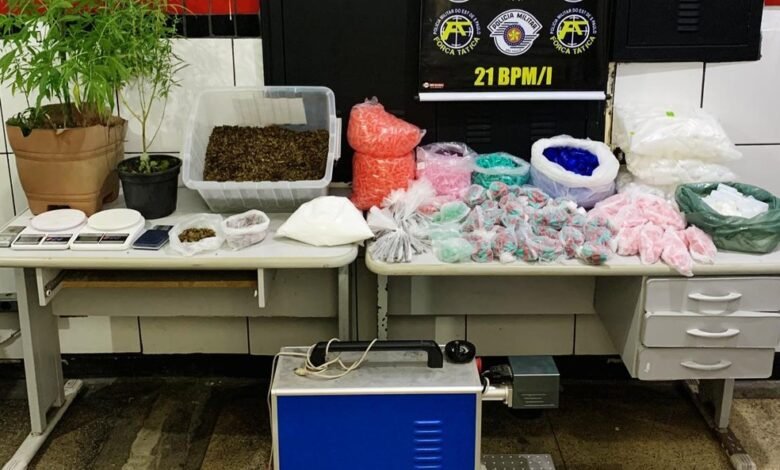 Depósito de drogas é encontrado em Guarujá