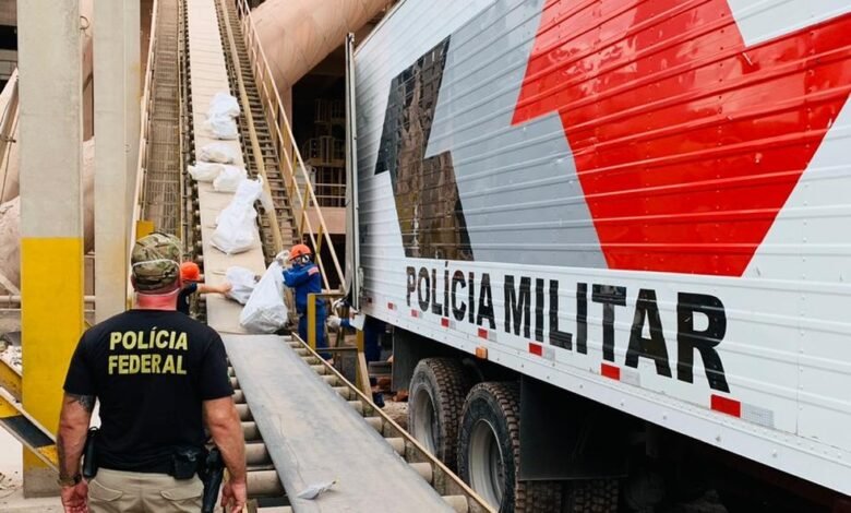 Drogas apreendidas são incineradas pela PF