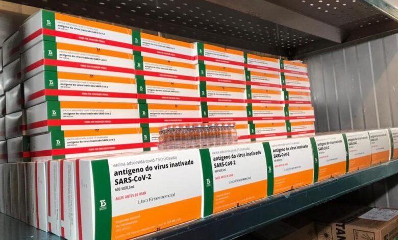 Ministério da Saúde recebe mais 4 milhões de doses da CoronaVac