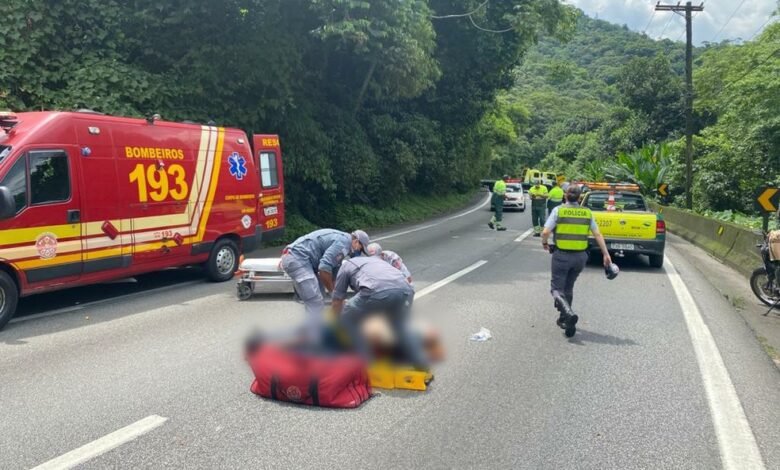 Anchieta registra lentidão de mais de 10 km