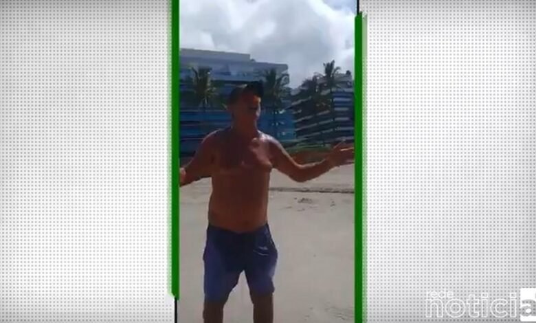 Muricy Ramalho é abordado por fiscais em Bertioga