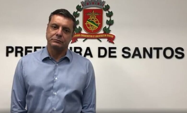 Prefeito de Santos desabafa sobre a Covid-19
