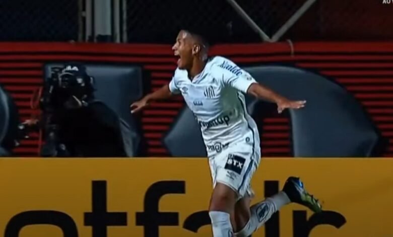 Gol histórico de Ângelo ajuda Santos em vitória na Libertadores