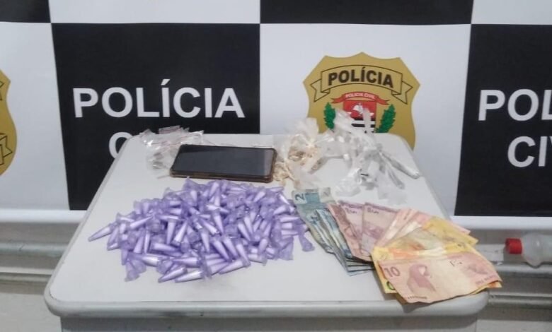 Suspeito de envolvimento com tráfico de drogas é preso