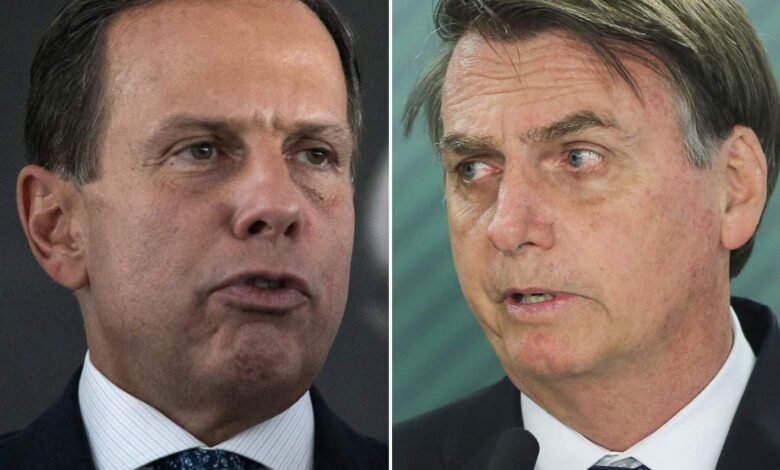 Bolsonaro e Doria trocam farpas nas redes sociais