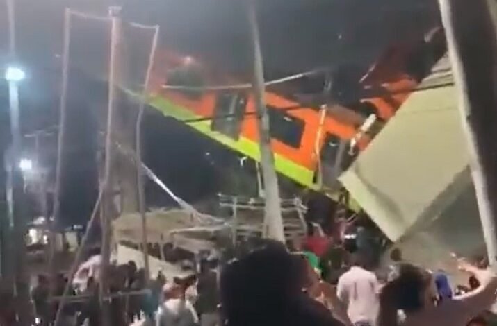Mais de 20 pessoas morreram e pelo menos 70 ficaram feridas no México, com a queda de um viaduto no momento exato em que passava o metrô.