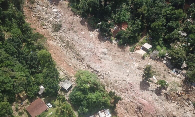 Guarujá pede mais verba para obras de contenção nos morros