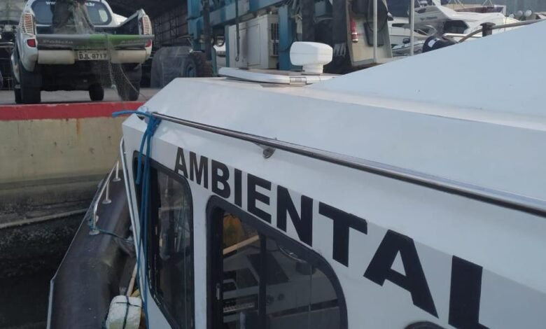 Polícia Ambiental realiza operações no mar