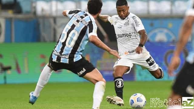 Brasileirão: Santos arranca empate contra o Grêmio em Porto Alegre