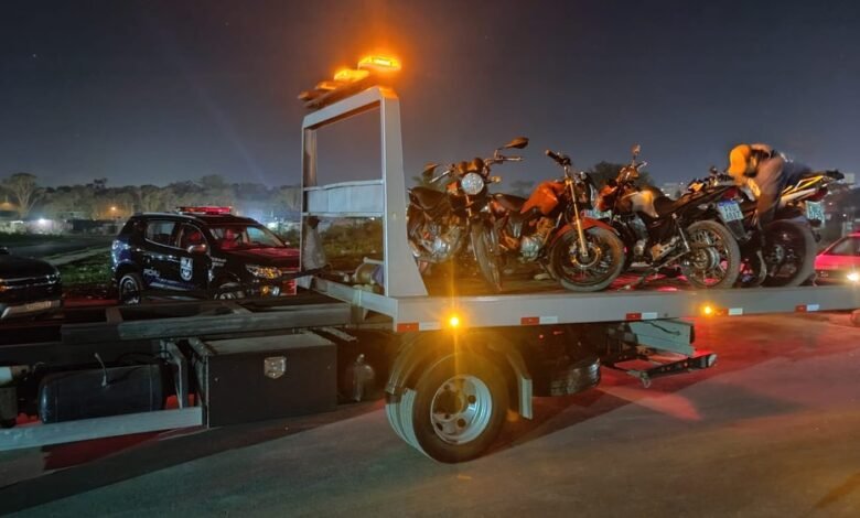 Oito motos são apreendidas pela Guarda de Guarujá em evento clandestino