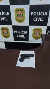 Simulacro de Fogo e Celular são apreendidos pela Polícia em Mongaguá