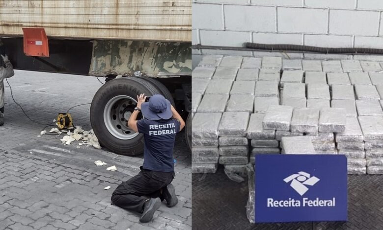 Cinco cargas com cocaína são achadas no Porto de Santos