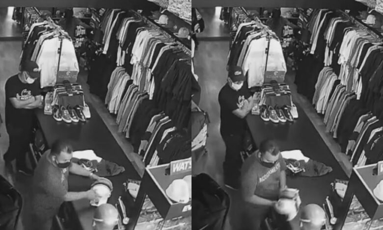 Criminosos invadem shopping e furtam loja de bonés