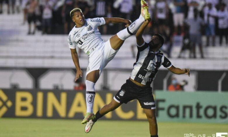 Com um a menos, Santos estreia no Paulistão empatando com a Inter de Limeira
