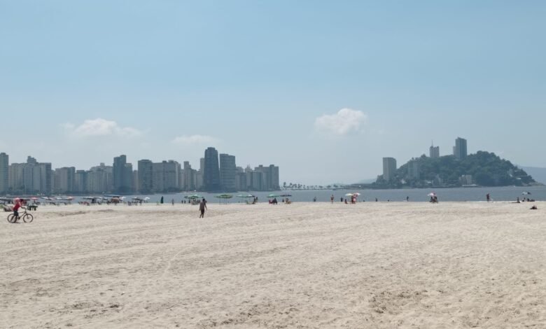 Baixada Santista tem o dia mais quente dos últimos 19 anos