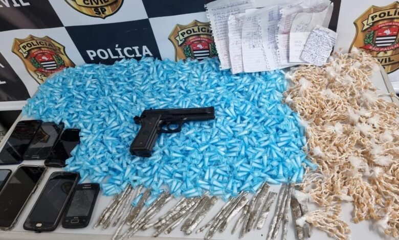 Homem é preso com quase 4 mil porções de drogas em Peruíbe