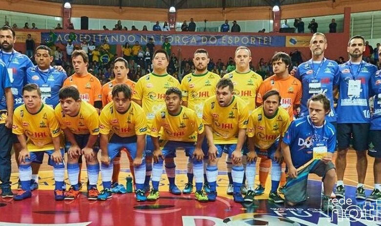 Brasil fatura o bicampeonato mundial de futsal down com goleada sobre a Argentina
