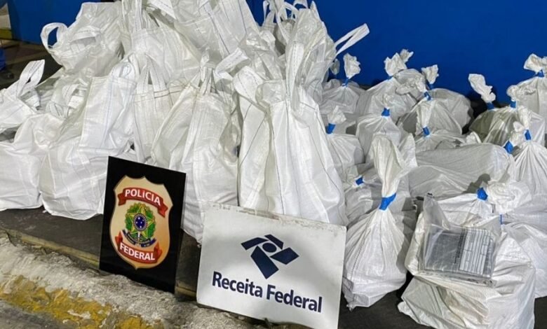Quase 800 Kg de cocaína são apreendidos no Porto de Santos