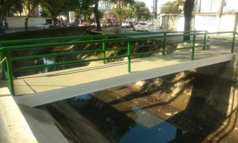 Acesso para hospital estadual de Santos conta com nova ponte