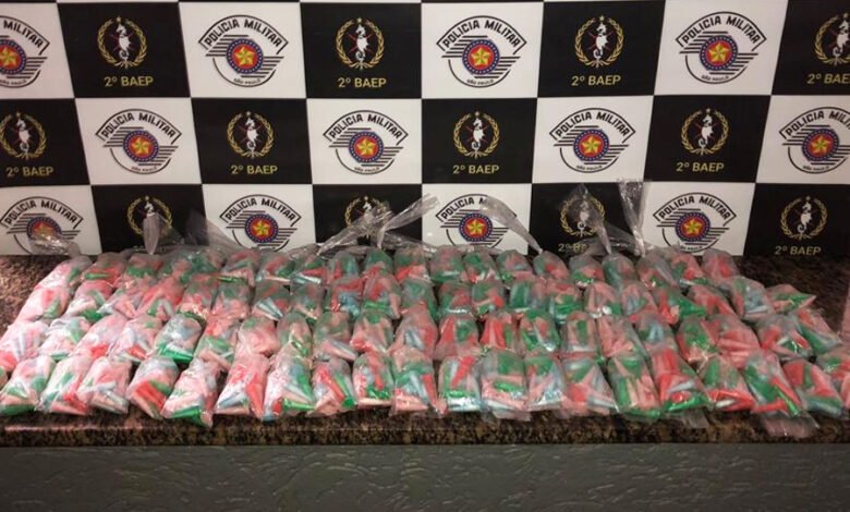 Baep apreende grande quantidade de drogas durante operações em São Vicente