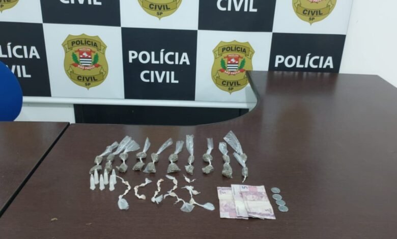 Polícia prende suspeito de tráfico de drogas em Mongaguá