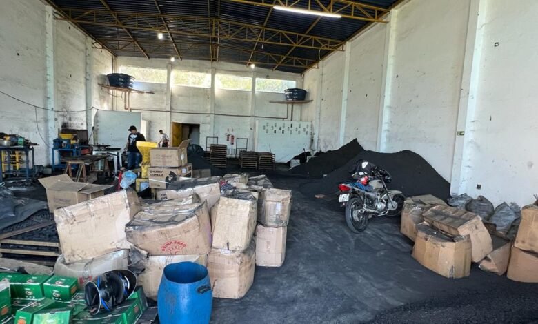 Fábrica clandestina de carvão é descoberta pela Polícia em Itanhaém