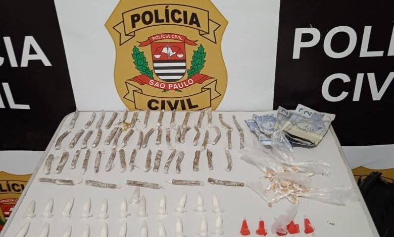 Homem é preso em flagrante por tráfico de drogas em São Vicente