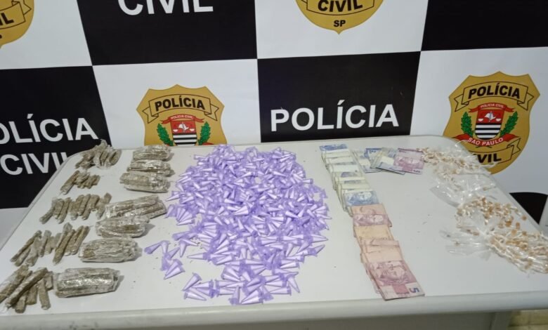 Homem com mais de 800 porções de drogas é preso em São Vicente