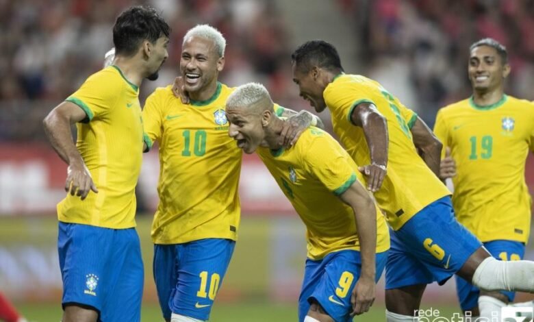 Brasil goleia a Coreia do Sul em amistoso preparatório para a Copa do Mundo