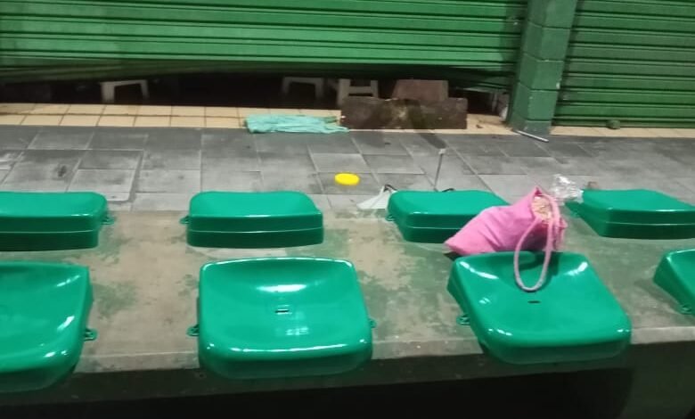 Vândalos danificam Rodoviária Municipal de Cubatão